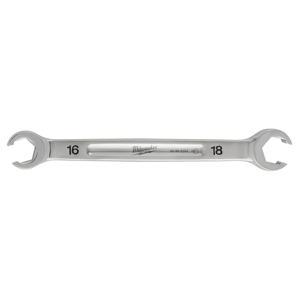 Milwaukee Tool 16mm X 18mm Double End Flare Nut Wrench T398-MLW45-96-8354