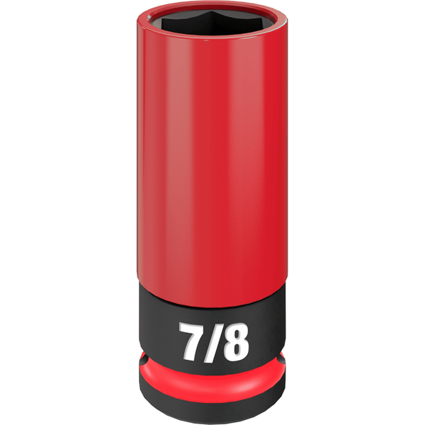 Milwaukee Tool SHOCKWAVE Impact Duty 1/2 Drive 7/8" SAE Lug Nut Wheel Socket T398-MLW49-66-7812