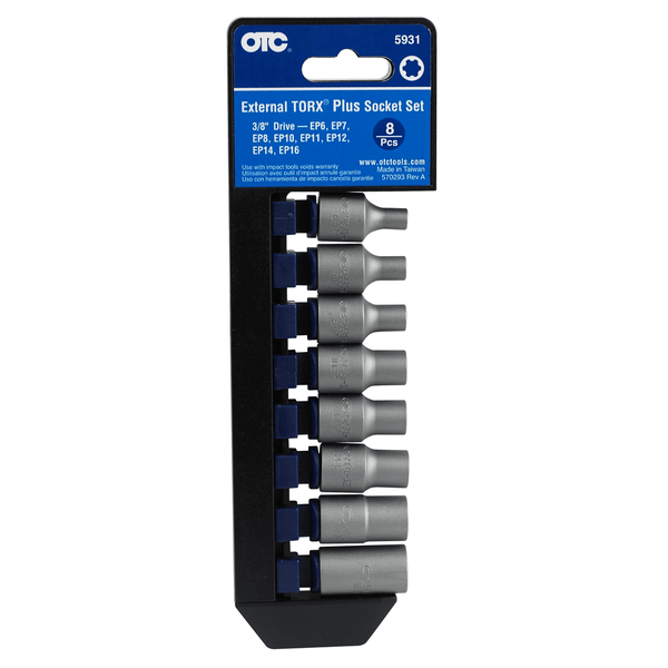 OTC External Torx PLUS Socket Set (8 Pc) T398-OTC5931