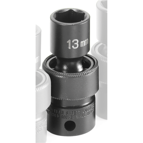 Grey Pneumatic 3/8" Drive x 13mm Standard Universal Socket T398-GRE1013UM