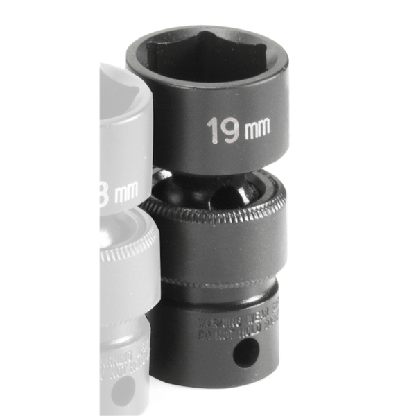 Grey Pneumatic 3/8" Drive x 19mm Standard Universal Socket T398-GRE1019UM