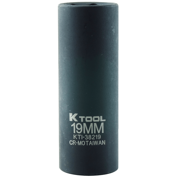 K Tool International SOC 19MM 1/2D IMP 6PT DP T398-KTI38219