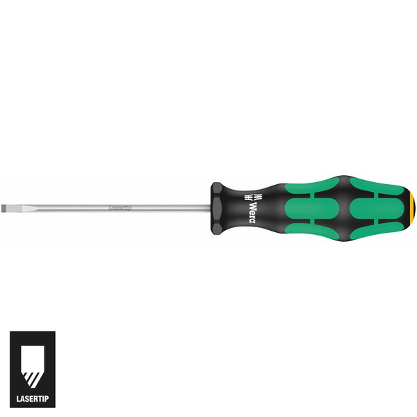 Wera Screwdriver: Slotted 1.0 x 5.5 x 200mm (With LaserTip) M119-05110008001