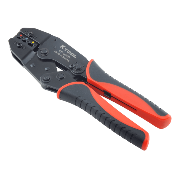 K Tool International Terminal Crimper 8.7 in. Ratcheting with Carbon Steel Head T398-KTI56205