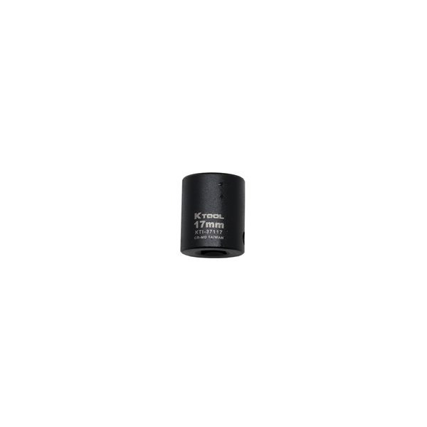 K Tool International 17MM 3/8 Drive Impact 6 Point Socket T398-KTI37117