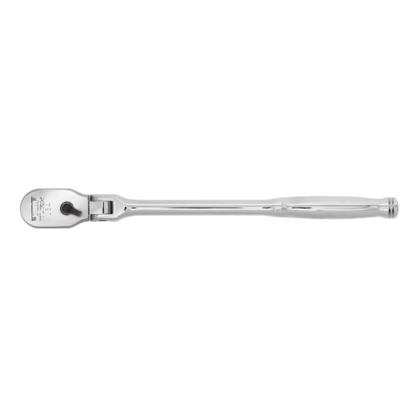 VIM Tools 3/8 Inch Drive 12 Inch OAL 90T Flex Head Ratchet - Usa Made Chrome T398-VIMFR6USA