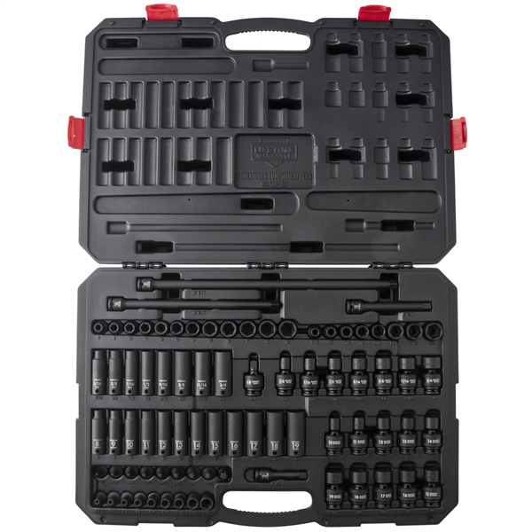 SUNEX 3/8 Inch Drive 80 Piece Master Impact Socket Set T398-SUN3580
