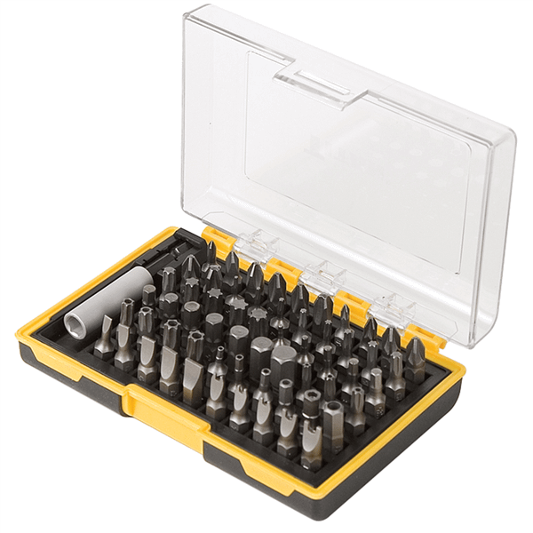 Titan 61-pc screwdriver bit set T398-TIT16061