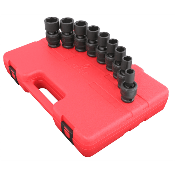 Sunex socket set impact 1/2in. drive 9 pc univ std sae T398-SUN2657