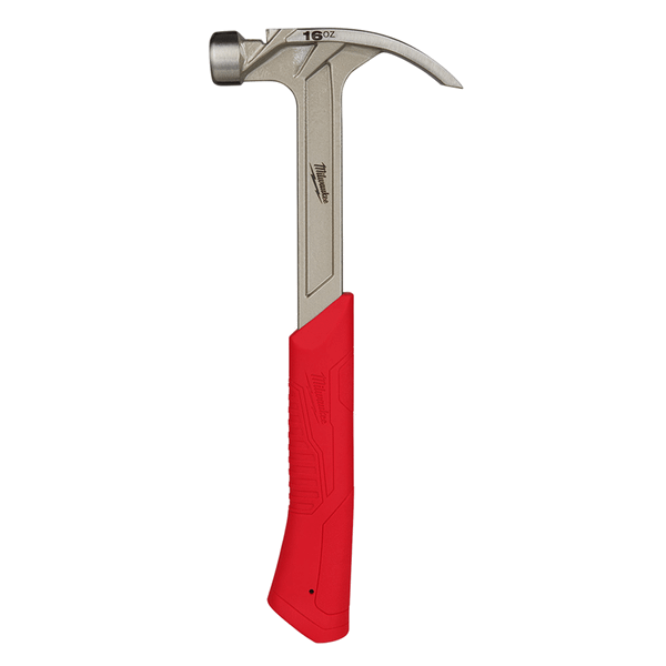 Milwaukee Tool 16oz Smooth Face Hybrid Claw Hammer T398-MLW48-22-9018