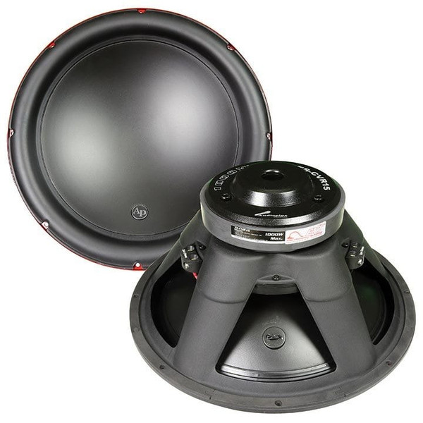 Audiopipe 15" Woofer 500W RMS/1000W Max Dual 4 Ohm Voice Coils M119-TSCVR15