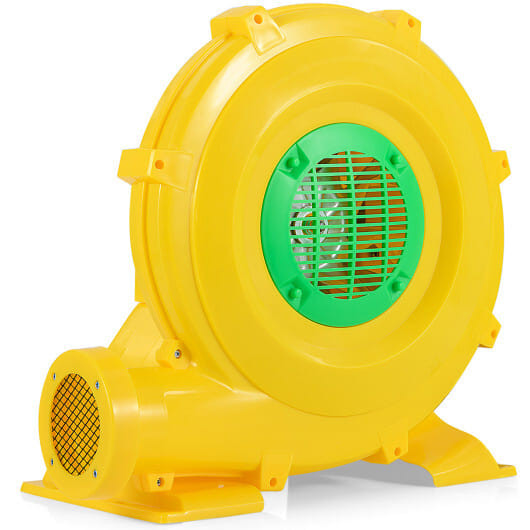 780W Bounce House Blower 1 HP Portable Air Pump Fan with Handle and Ground Stakes D681-ES10566US