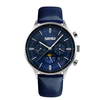 Color: Blue - Waterproof quartz watch Q119-CJZBNSSY01141-Blue