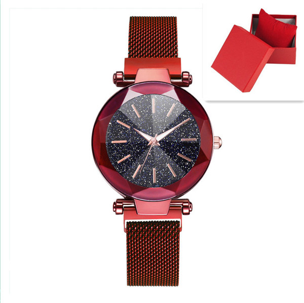 style: 2Style gift pack, Color: Red - Star watch Q119-CJZBNSCY00190-2Style gift pack-Red