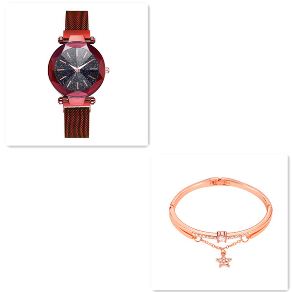 style: 2 style A, Color: Red - Star watch Q119-CJZBNSCY00190-2 style A-Red