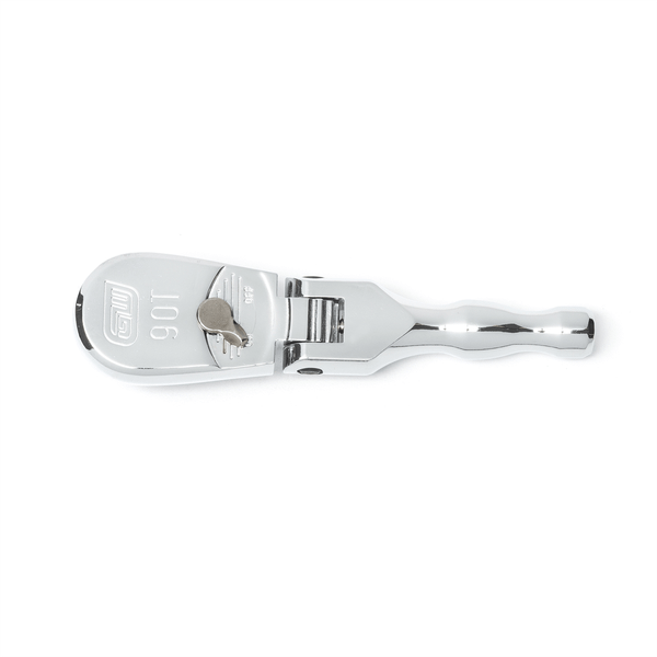 GearWrench 3/8 Inch Drive 90-Tooth Stubby Flex Head Teardrop Ratchet 5 Inch T398-KDT81212T