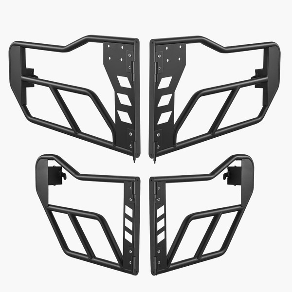 Jeep Tube Doors, 4-Door, Adventure Style Jeep Tubular Door with Heavy-Duty Hinges & OE Latch, Jeep  E415-JPCGM4M0718JCFINCV0