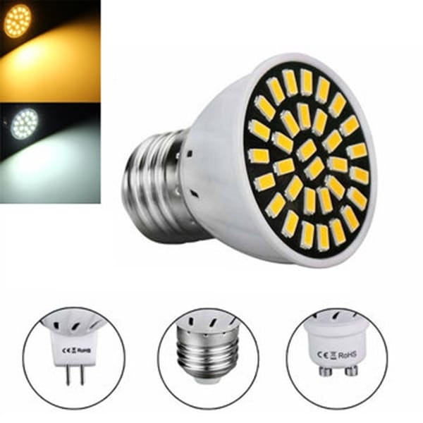 MR16/E27/GU10 LED Bulb 24 SMD 5733 480LM Pure White Warm White Spot Lightt Bulb 4.8W AC220V C122-1111896