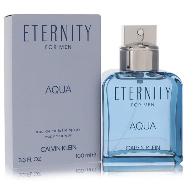 Eternity Aqua by Calvin Klein Eau De Toilette Spray 3.4 oz (Men) V728-465808