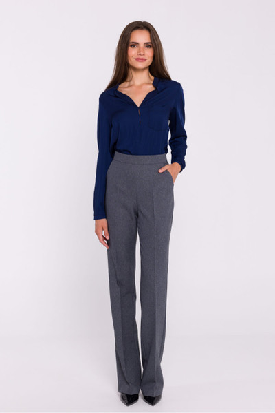grey - Women trousers model 200370 Stylove U704-200370