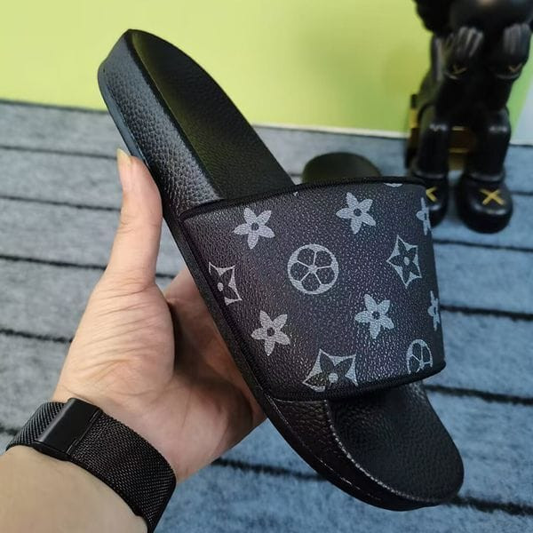 Color: White - Size: EUR 39 - Free shipping new designer Slippers for womans mens sandals lady slid Y829-1386462403371966497