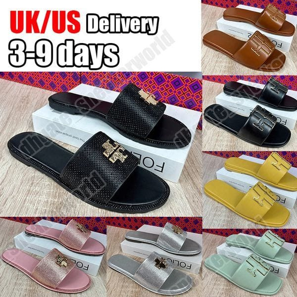 Color: Chestnut Low-heel - Size: US9=EU40=women - Designer Sandals Women TB Slides Fashion Summer B Y829-1470642171463114787