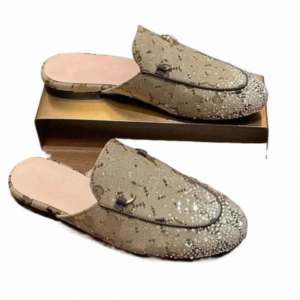 Color: Red - Size: Eur 44 - mules Slipper Princetown Leather Loafers Designer Luxury Women Men jacq Y829-1462261878026895429