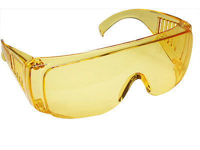 Radians Coveralls Safety Glasses, Amber P892-PY-A-3170