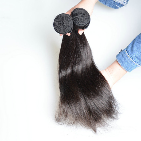 Size: 8 inches - Brazilian Virgin Straight Hair And Natural Hair Extension Q119-CJHC122673701AZ