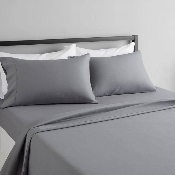 Queen Silver Grey 100-Percent Egyptian Cotton 1000 Thread Count Sheet Set Q280-SLQNSE524627146