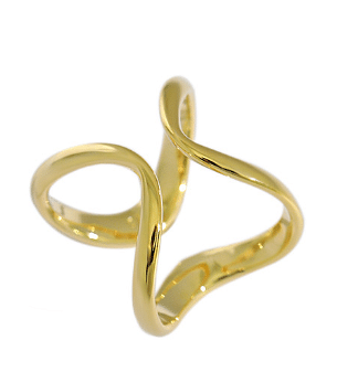 Fashion Hollow Irregular 925 Sterling Silver Adjustable Ring R866-HFH_632394574417