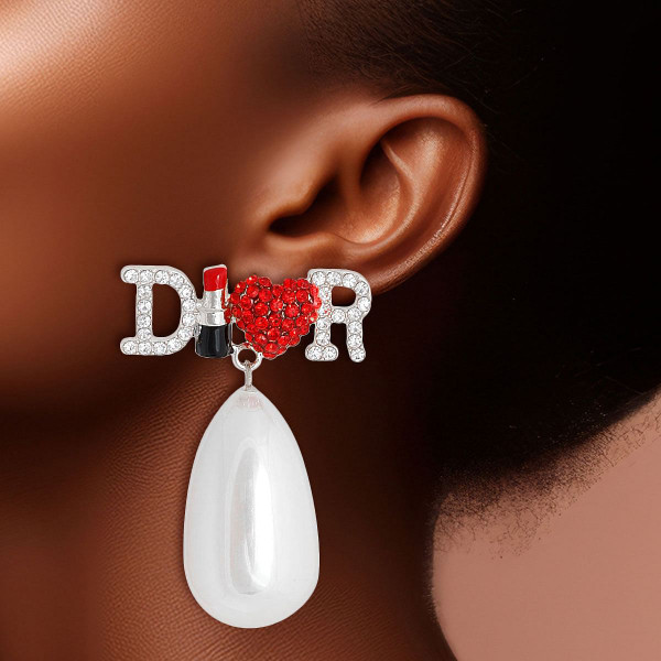 White Pearl Dangles - Couture Elegance T226-9485682442559