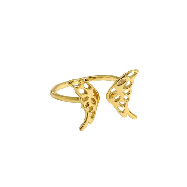 Beautiful Hollow Butterfly 925 Sterling Silver Adjustable Ring R866-HFH_640486748709