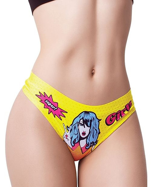 Mememe Comic Fans Printed Thong LG X615-MEMECFY-MT-L0