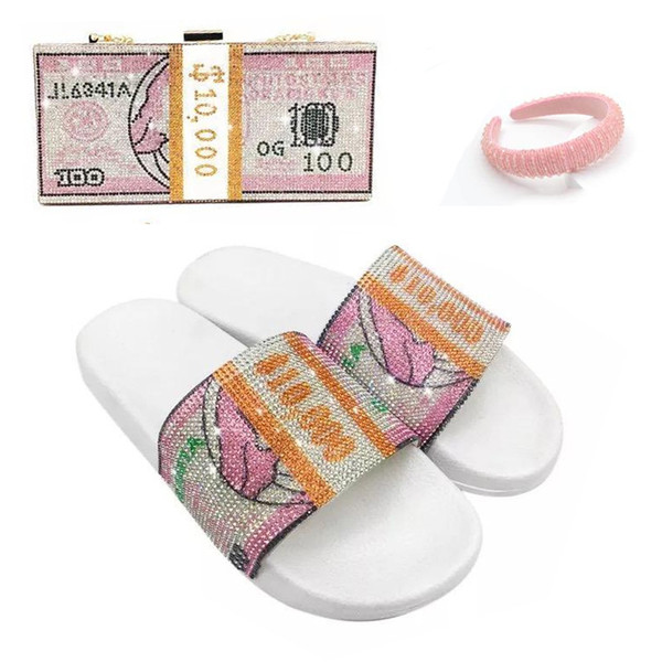 style: I, Size: 37 - European and American Rhinestone Dollar Slippers Women's Summer Wear Fashion A Q119-CJNS100981150XC