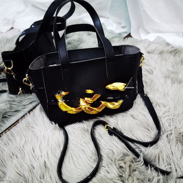 Color: Black, style: Package-42, Size:  - European And American Fashion Gold Chain Slippers Q119-CJNS116045810JQ