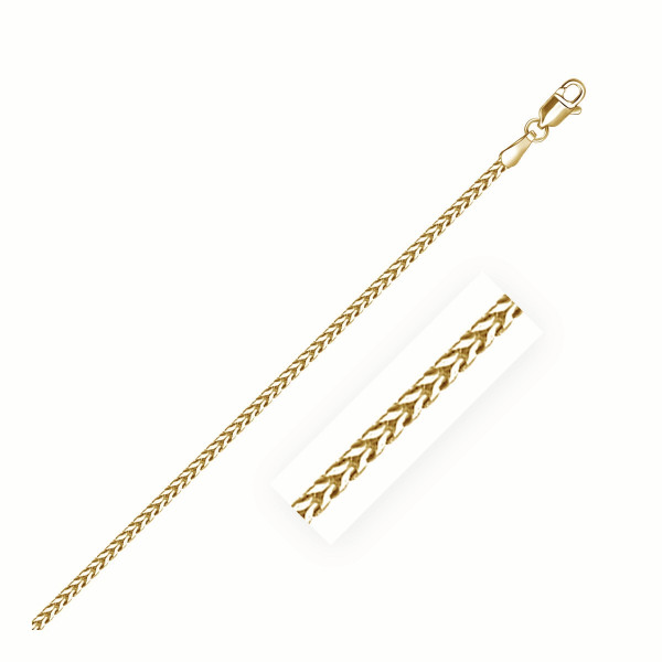 Size: 18 - 18k Yellow Gold Franco Chain  (1.60 mm) P150-60742-18