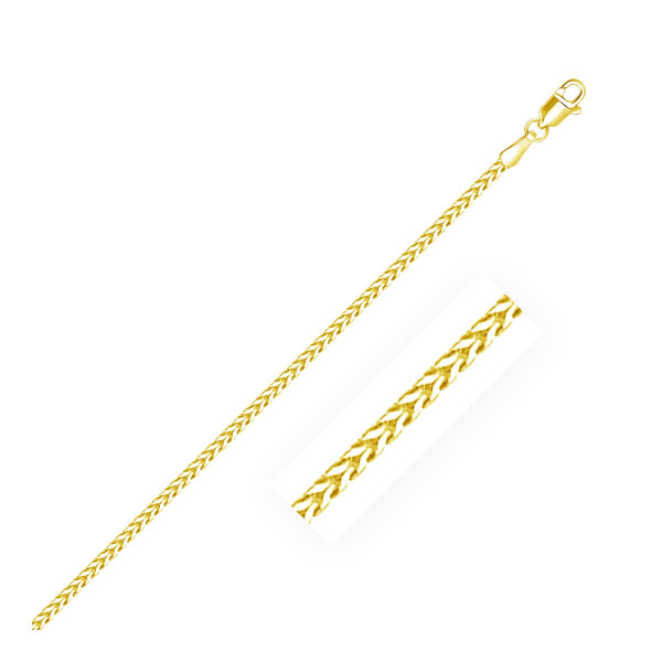 Size: 20'' - 14k Yellow Gold Franco Chain (1.60 mm) P150-64843-20