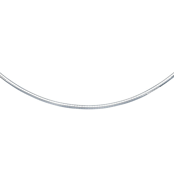 Size: 16'' - 14k White Gold Chain in a Classic Omega (3.00 mm) P150-58339-16