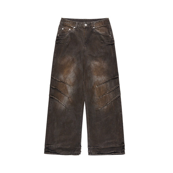 Men's American-style High Street Distressed Jeans Q119-CJXX1997147