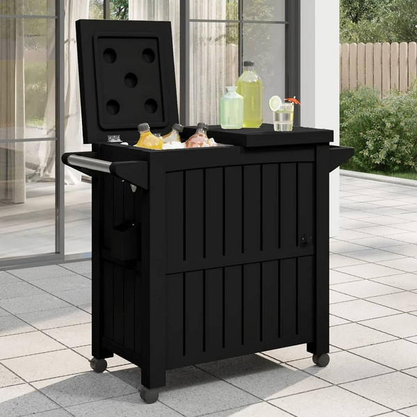 3-in-1 Serving Cart Black Polypropylene A949-364169