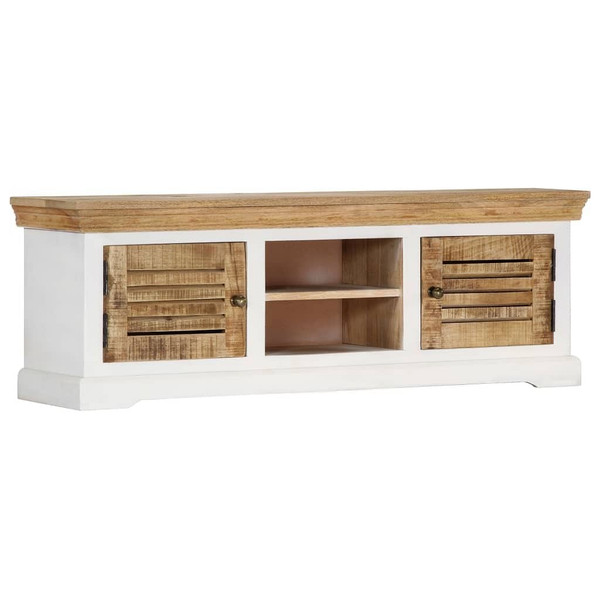 TV Stand 46.5"x11.8"x15.7" Solid Wood Mango A949-247970