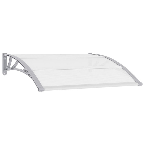 Door Canopy Gray and Transparent 47.2"x29.5" PC A949-144818