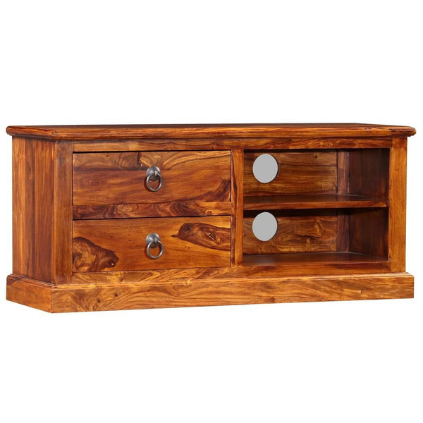 TV Stand Solid Wood Acacia 35.4"x11.8"x15.7 A949-245160