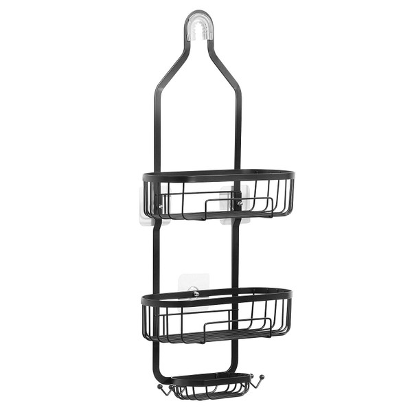 Shower Caddy, 3-Tier Hanging Bathroom Shower Storage Organization Shelves Rack Set, with Soap Holde E415-XGSLYJ2C0000TQ54G001V0
