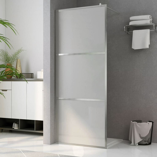  Walk-in Shower Wall with Whole Frosted ESG Glass 31.5"x76.8 A949-146645