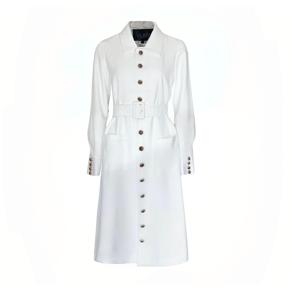 Monique White Coat T575-V0671384296