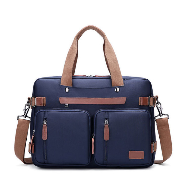Color: Dark Blue, Size: 17.3 inch - Men's Multifunctional Portable Briefcase Q119-CJNS110114406FU