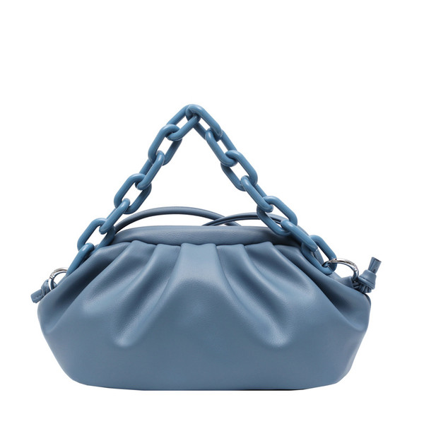 Color: Blue, Size: S - Lady Cloud Bag Q119-CJBHNSNS16861-Blue-S