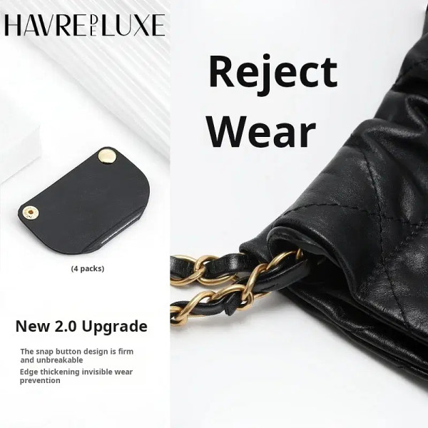 Color: Rose Gold - HAVREDELUXE Anti-wear Buckle For Chanel Style22 Garbage Bag Organizer Ultra-ligh F640-12000036977223105